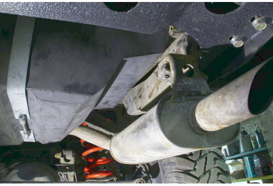 Дополнительный полиэтиленовый топливный бак 100 л для Toyota Land Cruiser 80