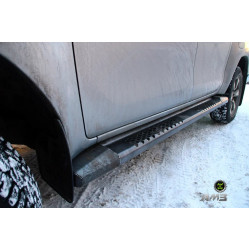Силовые пороги АМЗ для Toyota Hilux 2005-2015