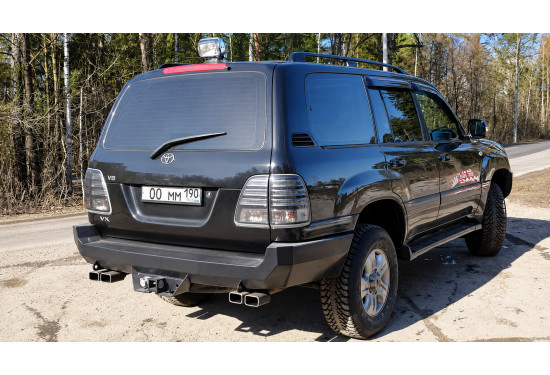 Бампер силовой задний АМЗ для Toyota Land Cruiser 100 / Lexus LX470