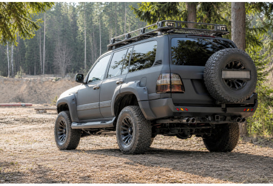 Бампер силовой задний АМЗ для Toyota Land Cruiser 100 / Lexus LX470