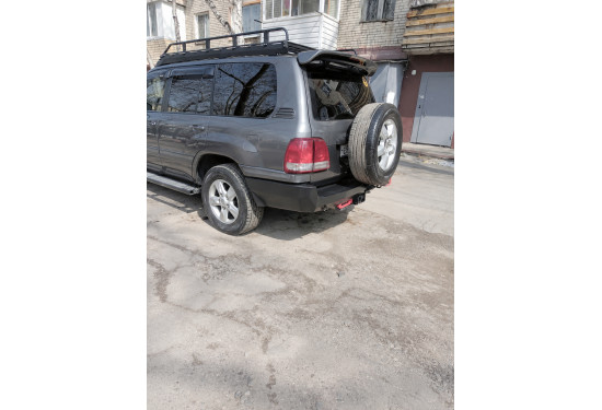 Бампер силовой задний АМЗ для Toyota Land Cruiser 100 / Lexus LX470