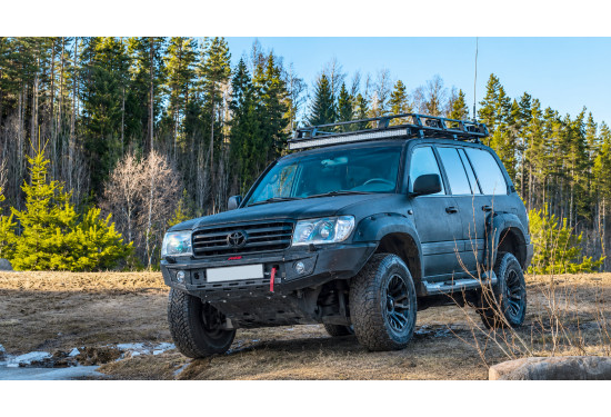Бампер силовой передний АМЗ для Toyota Land Cruiser 100 / Lexus LX470