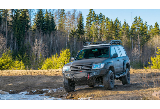 Бампер силовой передний АМЗ для Toyota Land Cruiser 100 / Lexus LX470