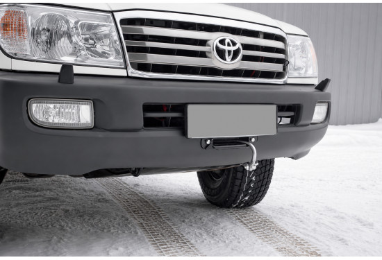 Площадка под лебёдку АМЗ в штатный бампер Toyota Land Cruiser 105