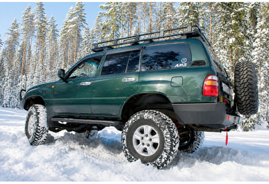 Бампер силовой задний АМЗ для Toyota Land Cruiser 105