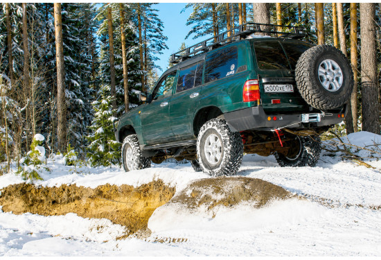 Бампер силовой задний АМЗ для Toyota Land Cruiser 105