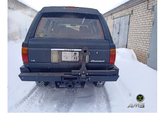 Бампер силовой задний АМЗ для Toyota 4Runner/Surf 130 до 1995