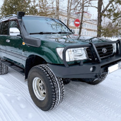 Бампер силовой передний АМЗ для Toyota Land Cruiser 105 под штатную электрическую лебедку AISIN
