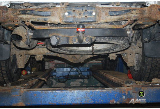 Дополнительный полиэтиленовый топливный бак 45 л для Toyota Land Cruiser 200 установка над запаской