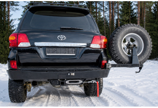 Бампер силовой задний АМЗ для Toyota Land Cruiser 200
