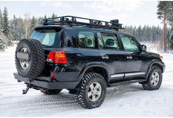 Бампер силовой задний АМЗ для Toyota Land Cruiser 200
