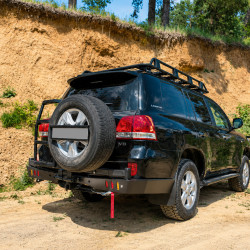 Бампер силовой задний АМЗ для Toyota Land Cruiser 200