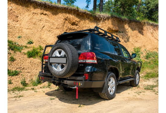 Бампер силовой задний АМЗ для Toyota Land Cruiser 200