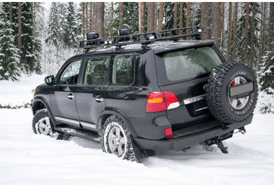 Бампер силовой задний АМЗ для Toyota Land Cruiser 200
