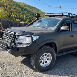 Бампер силовой передний АМЗ для Toyota Land Cruiser 200 2007-2016 под штатную электрическую лебедку