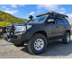 Бампер силовой передний АМЗ для Toyota Land Cruiser 200 2007-2016 под штатную электрическую лебедку