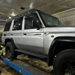 Силовые пороги АМЗ для Toyota Land Cruiser 76 2007-2023 (длинная база)