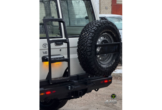 Бампер силовой задний АМЗ для Toyota Land Cruiser 78 2023+