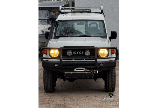 Бампер силовой передний АМЗ для Toyota Land Cruiser 76/78 2023+