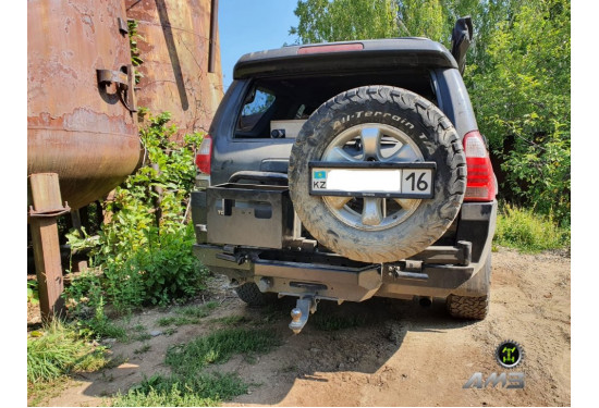 Бампер силовой задний АМЗ для Toyota 4Runner/Surf (210/215) 2002-2009