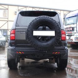 Бампер силовой задний АМЗ для Toyota Land Cruiser Prado 250