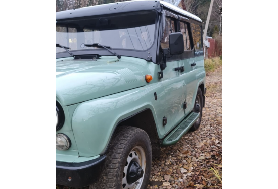 Силовые пороги АМЗ с защитой баков для УАЗ Хантер