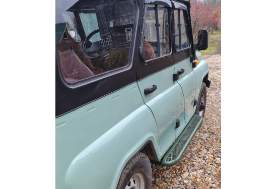 Силовые пороги АМЗ с защитой баков для УАЗ Хантер