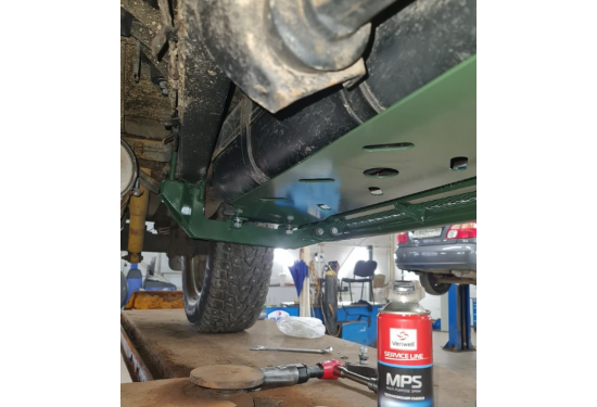 Силовые пороги АМЗ с защитой баков для УАЗ Хантер