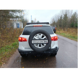 Бампер силовой задний АМЗ для Volkswagen Touareg 2010-2014