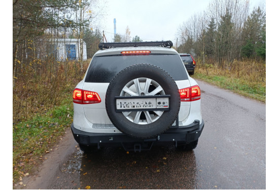 Бампер силовой задний АМЗ для Volkswagen Touareg 2010-2014