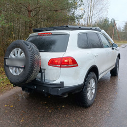 Бампер силовой задний АМЗ для Volkswagen Touareg 2010-2014
