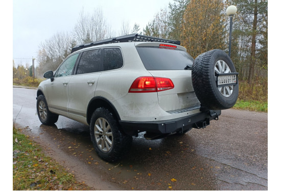 Бампер силовой задний АМЗ для Volkswagen Touareg 2010-2014
