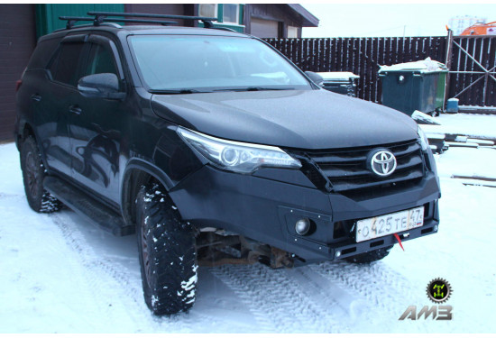 Бампер силовой передний АМЗ для Toyota Fortuner 2015+