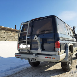 Бампер силовой задний АМЗ для Toyota LC Prado 78 и Toyota Land Cruiser 76/78 2007-2023