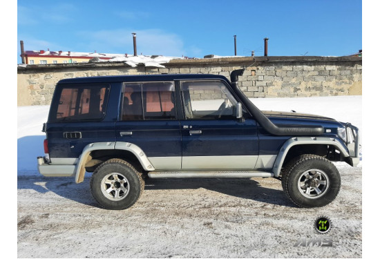 Бампер силовой задний АМЗ для Toyota Land Cruiser Prado 78 / Toyota Land Cruiser 76 2007+ (длинная база)