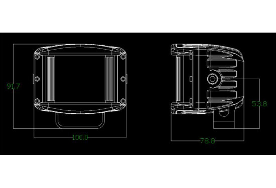 Светодиодная фара Aurora 40W Дальний + Рабочий свет (ALO-2-E4E15J)