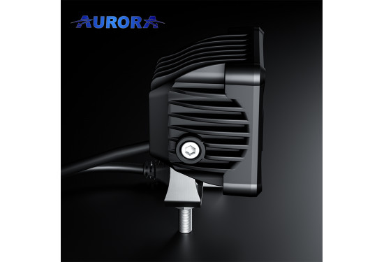 Светодиодная фара Aurora 30W с RGB подсветкой (ALO-D3-2-P23-RGB)