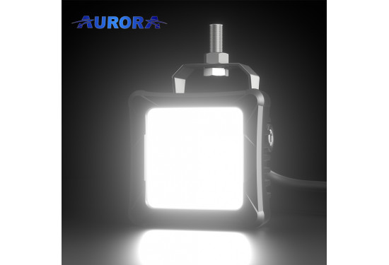 Светодиодная фара Aurora 30W с RGB подсветкой (ALO-D3-2-P23-RGB)