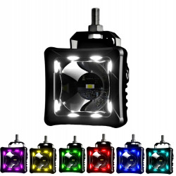 Светодиодная фара Aurora 30W с RGB подсветкой (ALO-D3-2-P23-RGB)