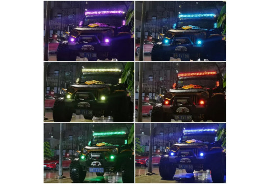 Светодиодная балка Aurora с RGB подсветкой 45W Комбинированный свет (ALO-D6T-6-P23Q)