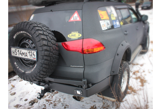 Врезная светодиодная фара Aurora 12W Красный и белый свет (ALO-E-2-E12KR)