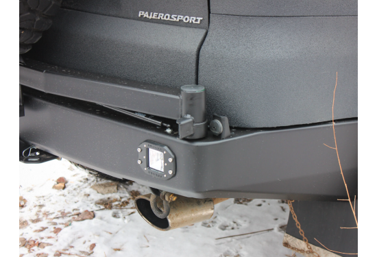 Врезная светодиодная фара Aurora 12W Красный и белый свет (ALO-E-2-E12KR)