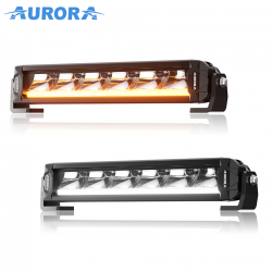 Светодиодная балка Aurora 90W Дальний + ДХО (ALO-P-S10-10-R13Y-AW)