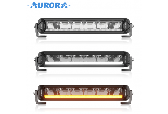 Светодиодная балка Aurora 90W Дальний + ДХО (ALO-P-S10-10-R13Y-AW)
