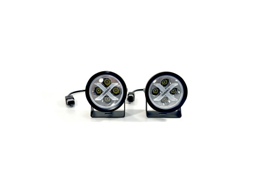 Светодиодные фары Aurora 40W (2 шт) Дальний свет (ALO-R4T3-E) с П-образным кронштейном