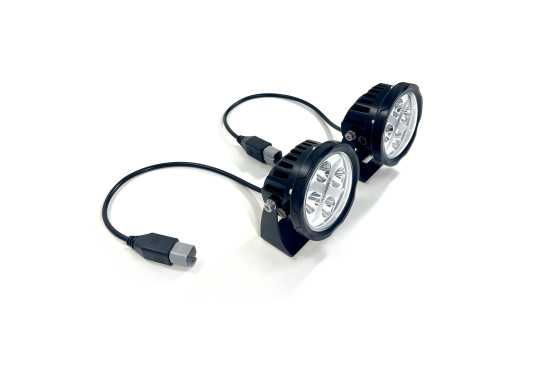 Светодиодные фары Aurora 40W (2 шт) Дальний свет (ALO-R4T3-E) с П-образным кронштейном