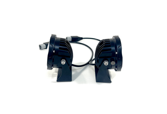 Светодиодные фары Aurora 40W (2 шт) Дальний свет (ALO-R4T3-E) с П-образным кронштейном