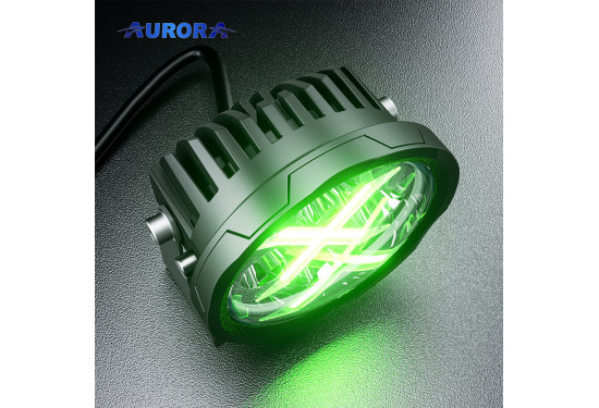 Светодиодные фары Aurora 40W (2 шт) Дальний свет (ALO-R4T3-E)