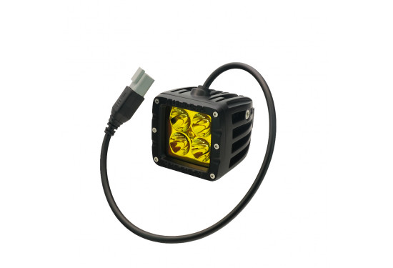 Светодиодная фара Aurora 40W Дальний свет (ALO-T-2-E4T) Желтая