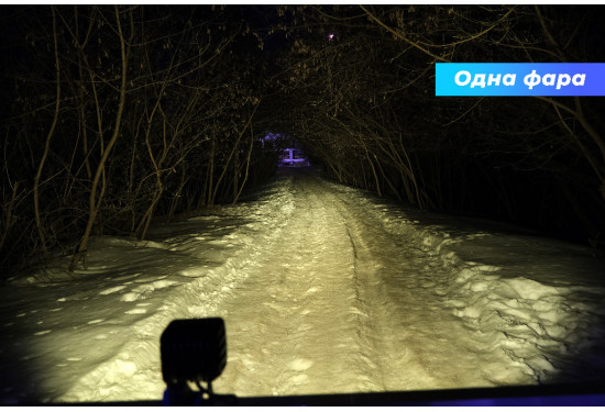 Светодиодная фара Aurora 40W Дальний свет (ALO-T-2-E4T) Желтая